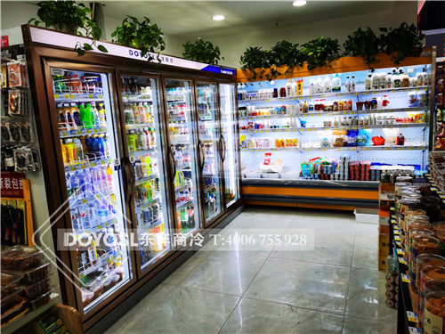 江苏省无锡市锡山区新明西路生鲜超市冷柜案例