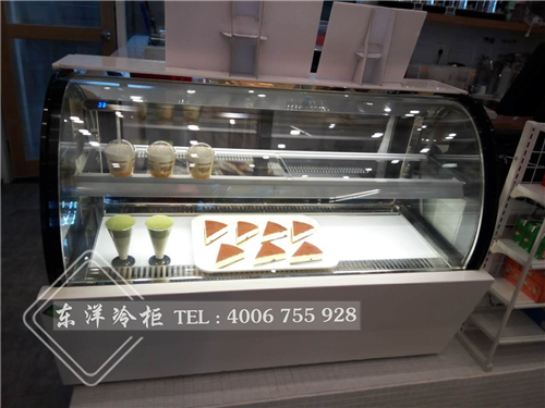 广州燕塘牛奶蛋糕展示柜-东洋面包柜-冷藏展示柜工程案例